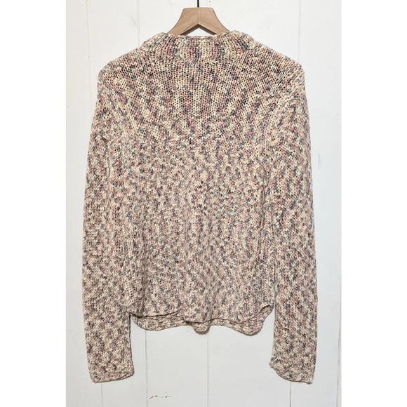 Vintage Co & Eddy Womens Crochet Mock Neck Sweater Size L Multicolor NWT Y2K - Picture 2 of 4